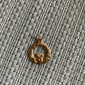 Gold Claddagh Charm